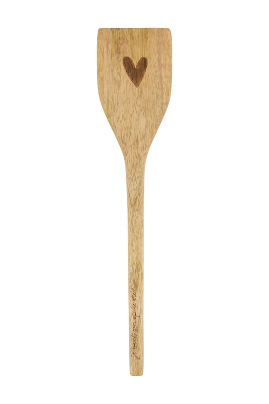 Zusss spatel hout hartje naturel