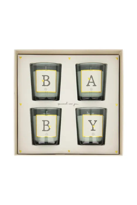 Geurkaarsjes set baby