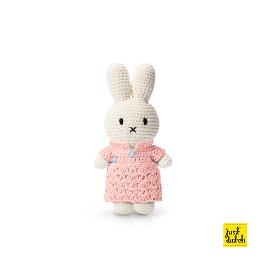 miffy / nijntje handmade and her pastel pink qipao dress