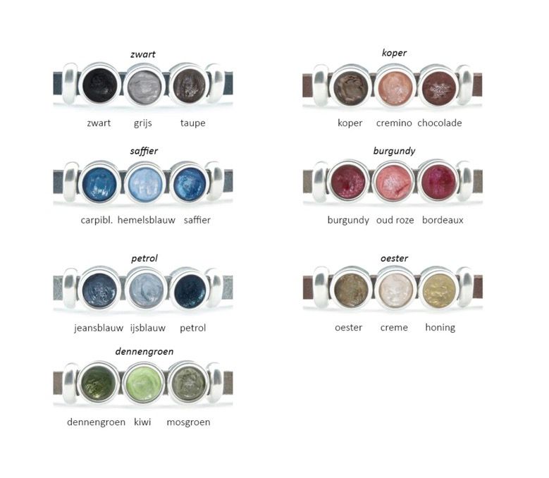 Qoss Puck armband zilver S