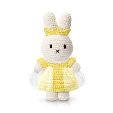 Miffy/ Nijntje handmade and her pastel yellow princess outfit