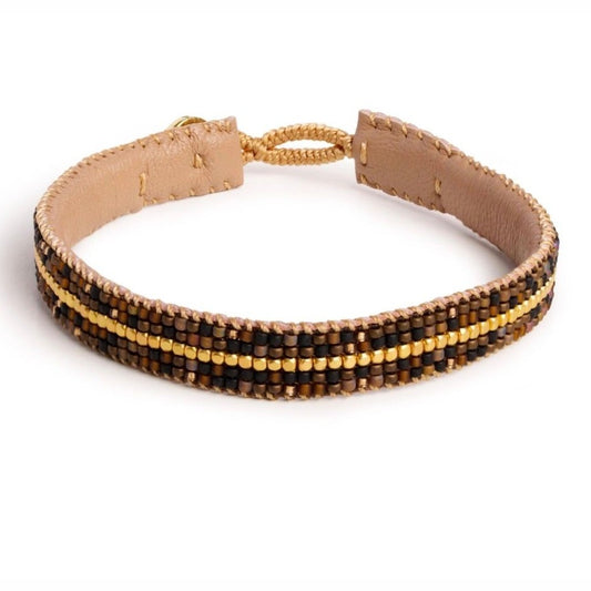 Ibu bracelet the stripe mix black