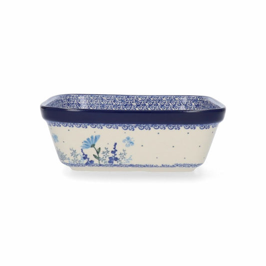 Bunzlau Oven Dish Square 1550 ml Flower Meadow