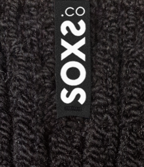 Sox3535 soxs streetwear medium zwarte wol thunder storm 42-46