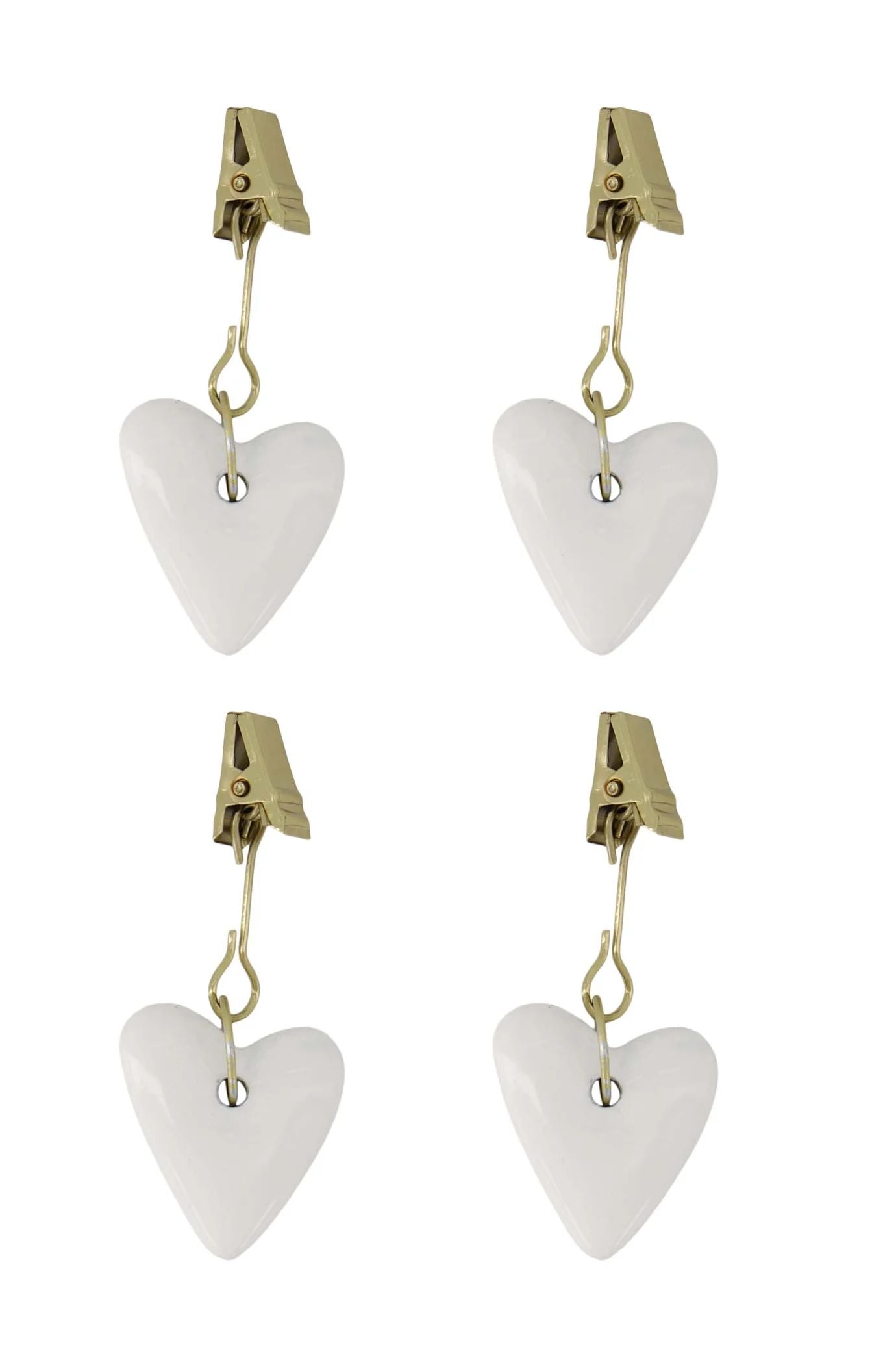 Zusss set van 4 tafelkleed hanger hartje