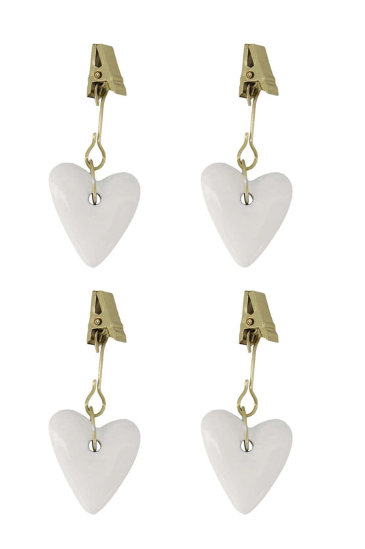 Zusss set van 4 tafelkleed hanger hartje