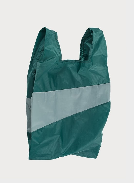 The new shoppingbag pine & grey large