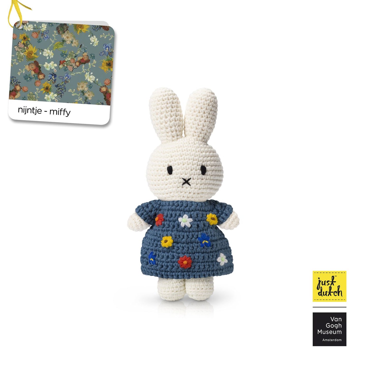 Just dutch miffy / nijntje handmade and her vincent’s flowers van gogh dress