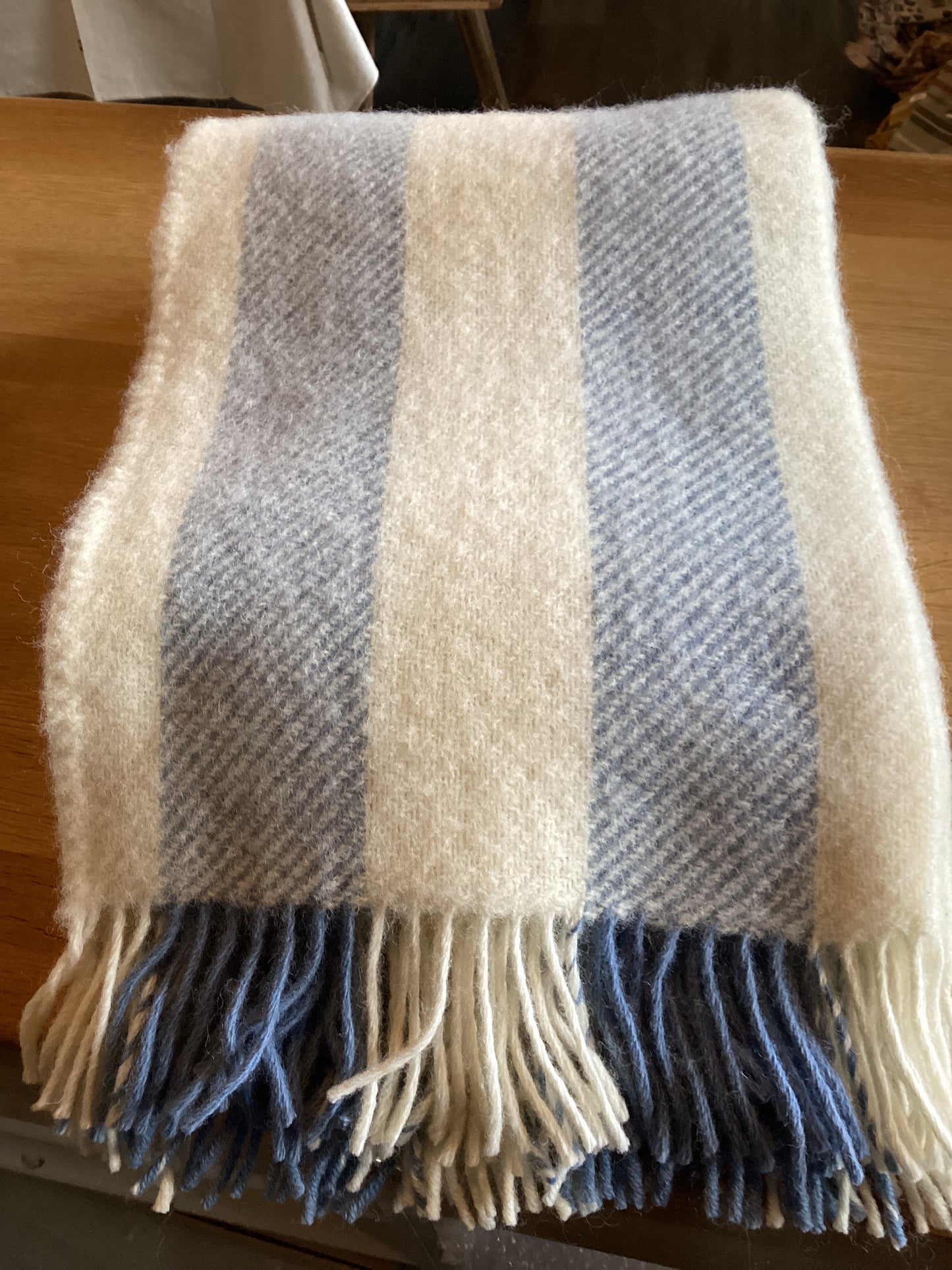 Klippan Gotland vertical stripe blue