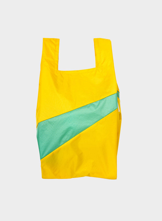 Susan bijl the new shopping bag Sunflower & holly green small