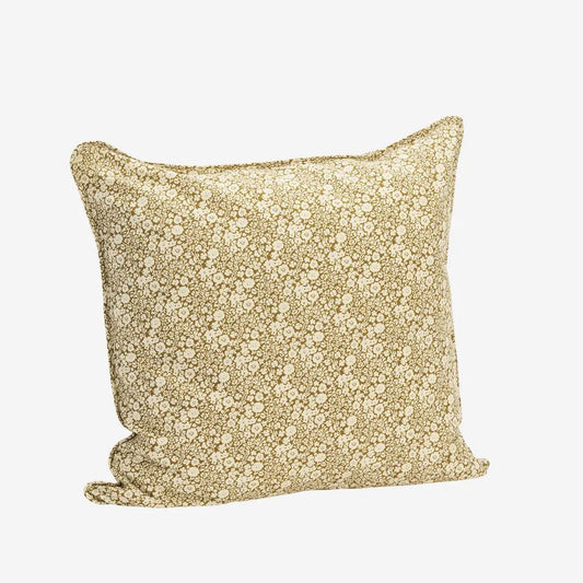 Madam stoltz printed cushion cover caramel flower 50x50