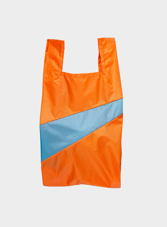 Susan bijl the new shopping bag Orange & ocean small