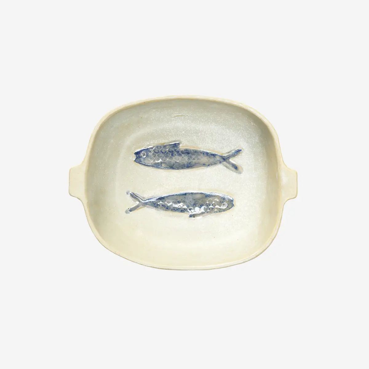 Madam stoltz stoneware oven dish fish