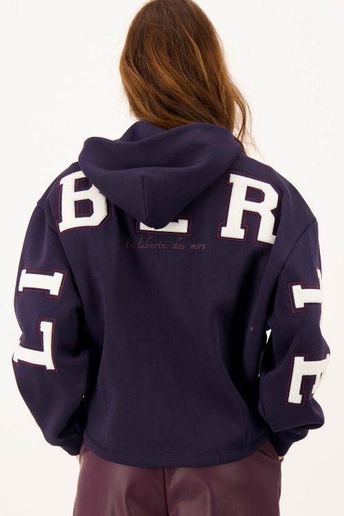 Zusss hoodie dark navy