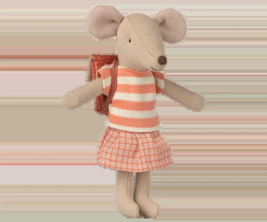 Maileg tricycle mouse big sister coral