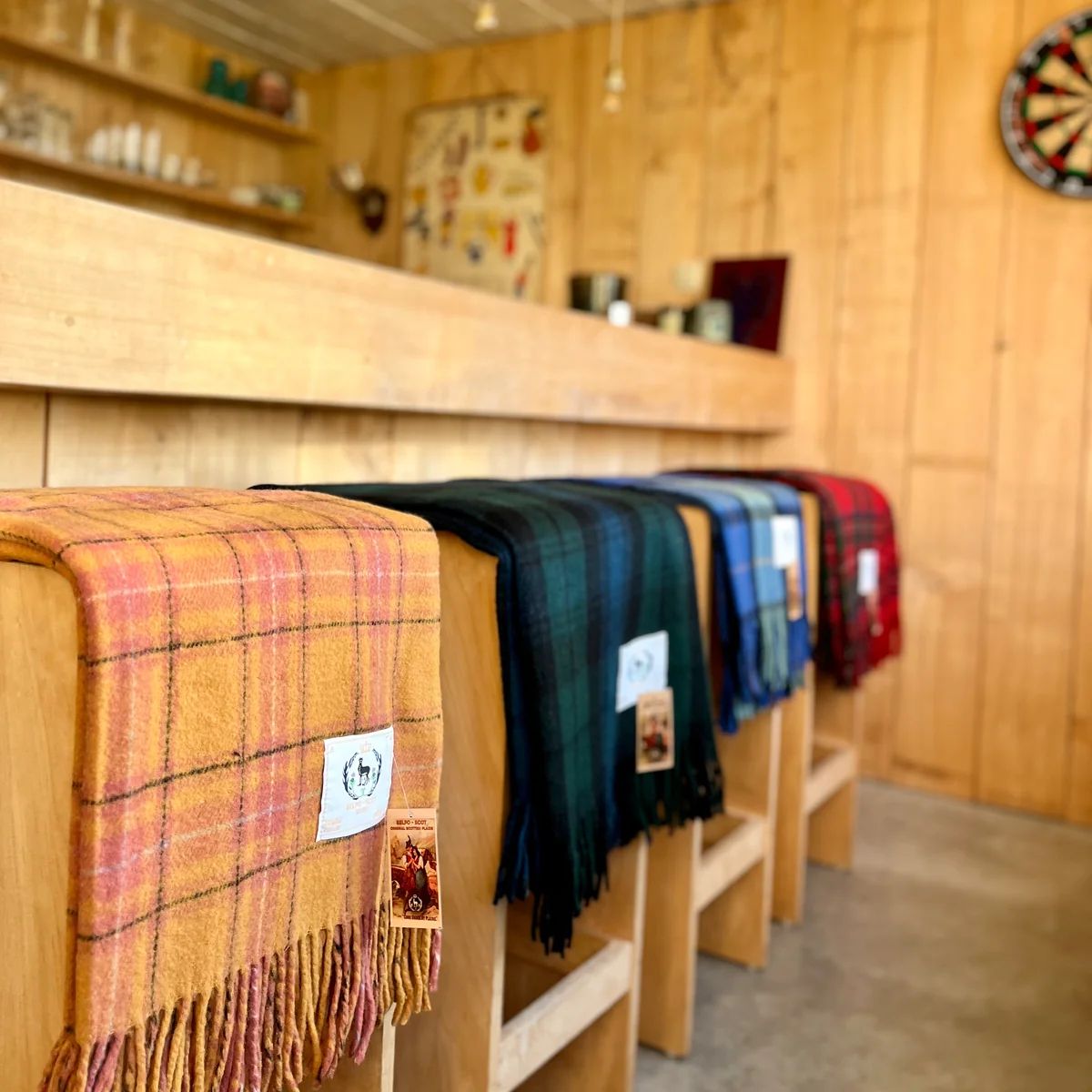 Wool Tartan Plaid - Natural Dress