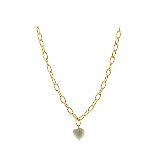 Solid gold necklace beloved