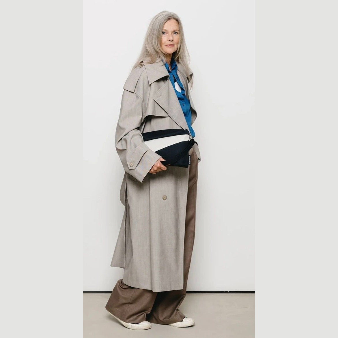 Susan Bijl the new bum bag black & cloud M
