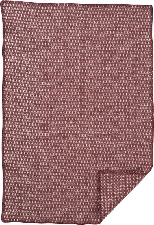 Klippan wiegdeken roze/bruin