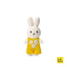 Nijntje / miffyhandmade and her yellow birthday jumpsuit