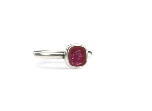 Qoss hanna ring 18 L zilver
