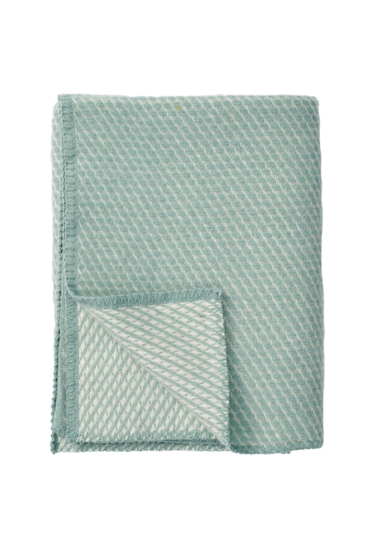 Klippan Ledikantdeken Velvet Duck egg blue