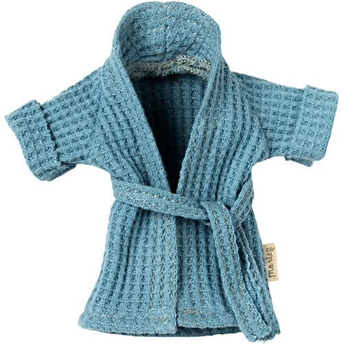 Maileg bathrobe dad mouse dusty blue