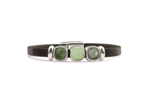 Qoss Puck armband zilver S