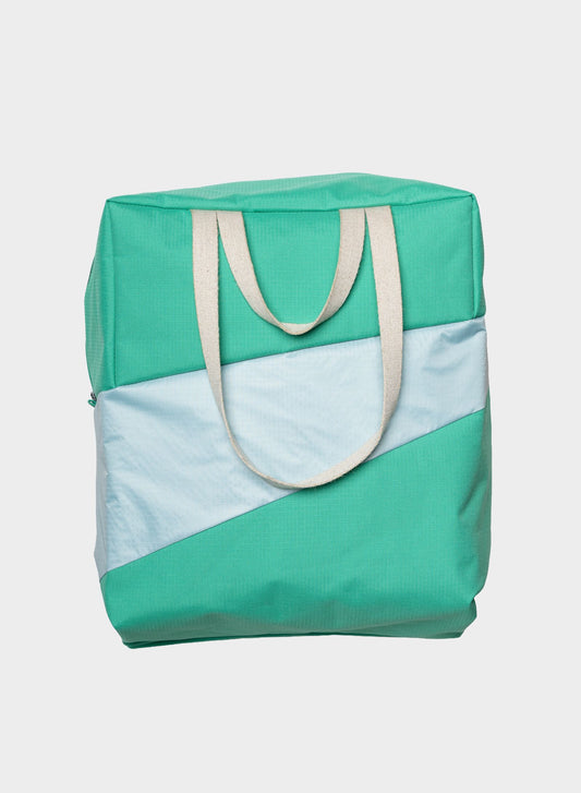 Susan bijl the new tote bag holly green & surf spray large