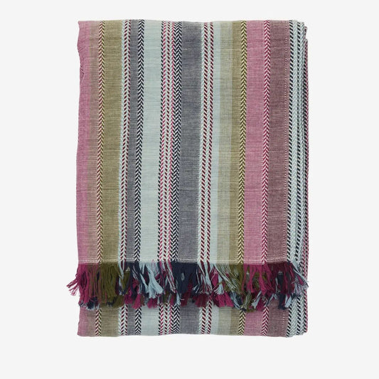 Madam stoltz striped hammam towel