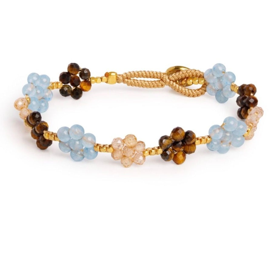 Ibu bracelet lulu wannie mix brown blue