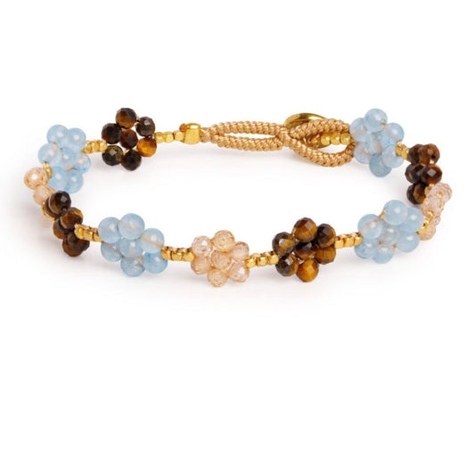 Ibu bracelet lulu wannie mix brown blue