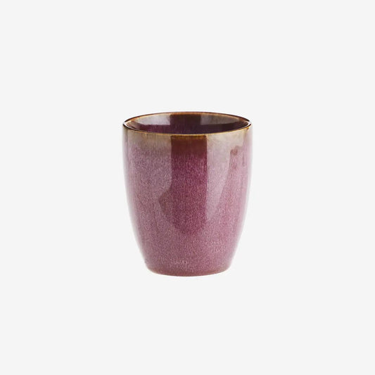 Madam Stoltz stoneware cup plum