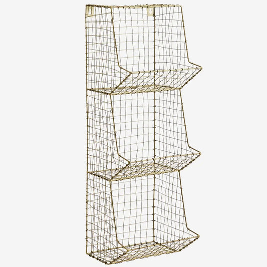 Madam stoltz wire rack gold