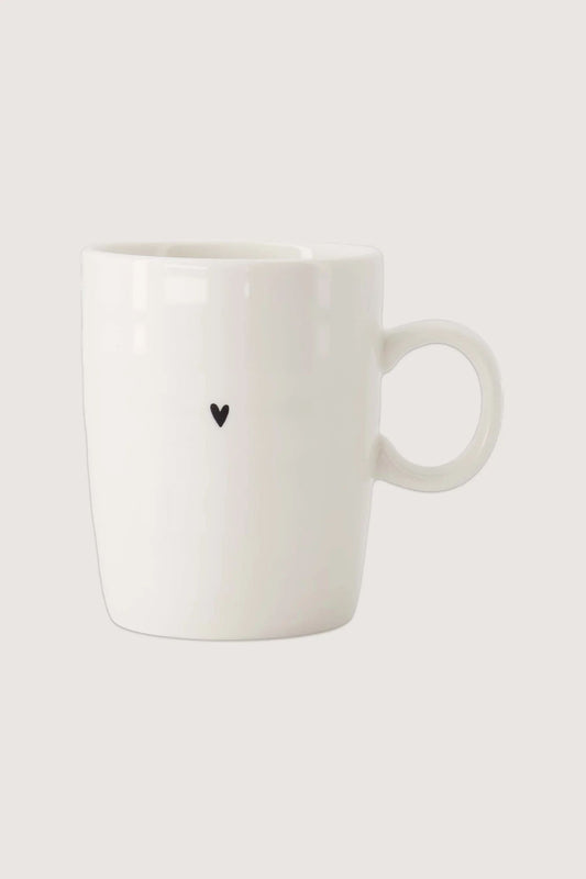 Zusss theemok hartje wit / zwart