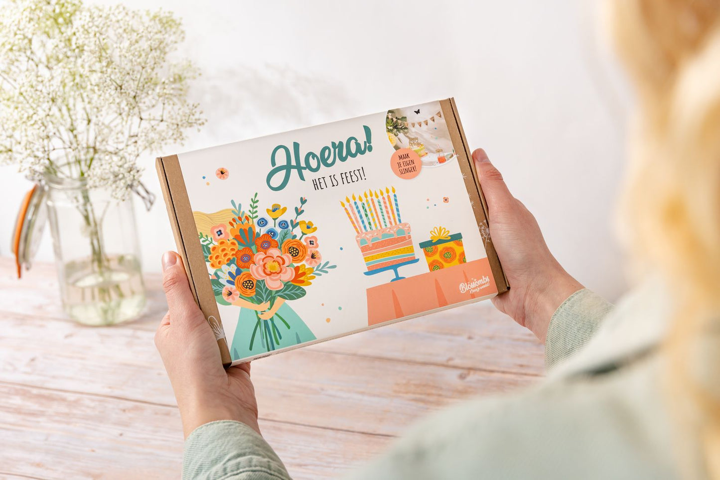 Blossombs Hoera Het Is Feest Medium Box