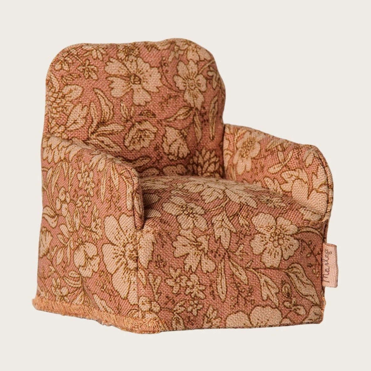 Maileg folding chair mouse flower