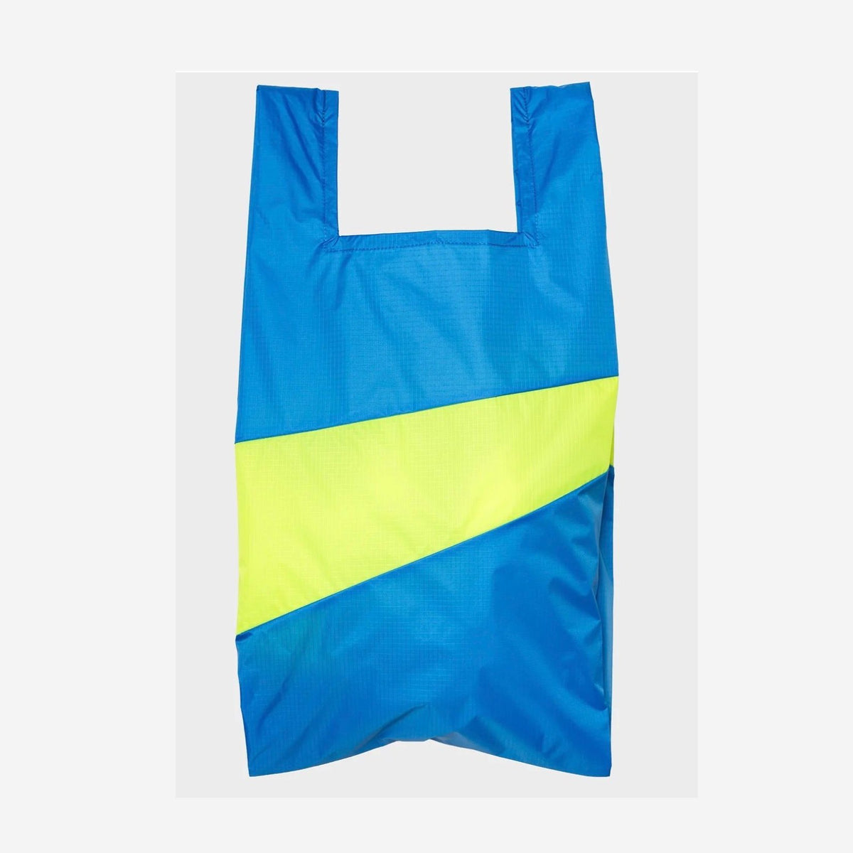 Susan Bijl the new shopping bag Wave & Fluo Yellow LARGE