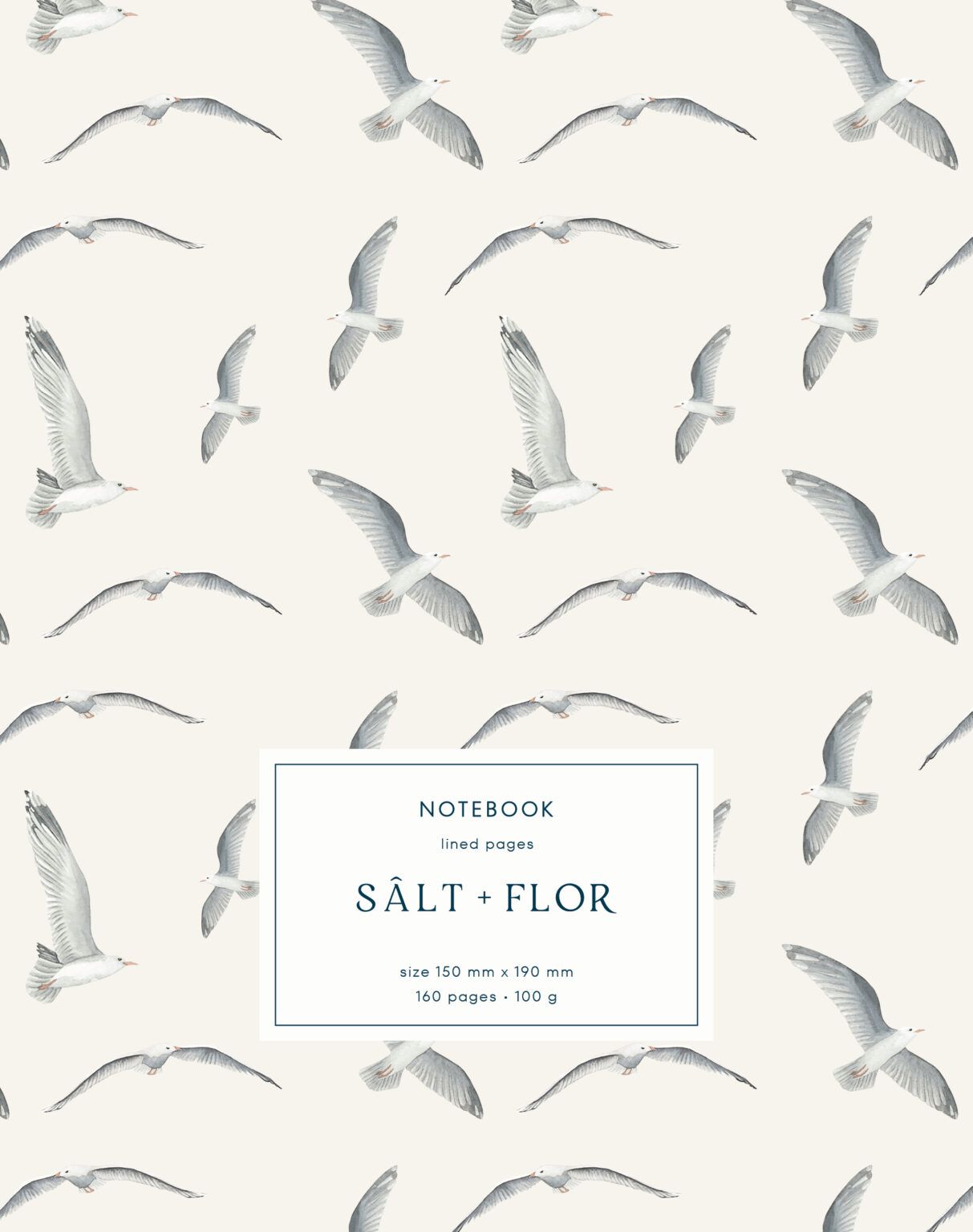 Salt + Flor Notebook meeuwen