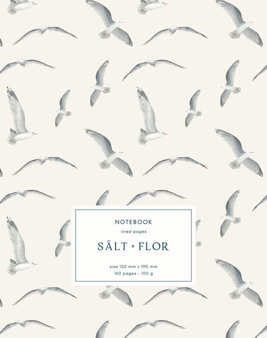 Salt + Flor Notebook meeuwen