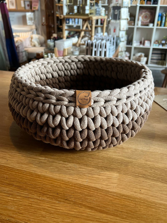 CatNapBaskets Mokka Zand maat M