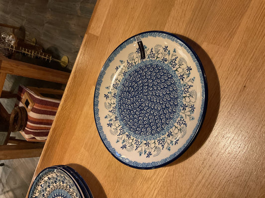 Bunzlau castle plate 23,5 cm festive