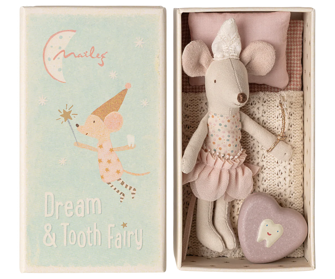 Tooth fairy mouse little sister in Matchbox