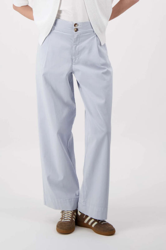 Chino zacht materiaal sky blue