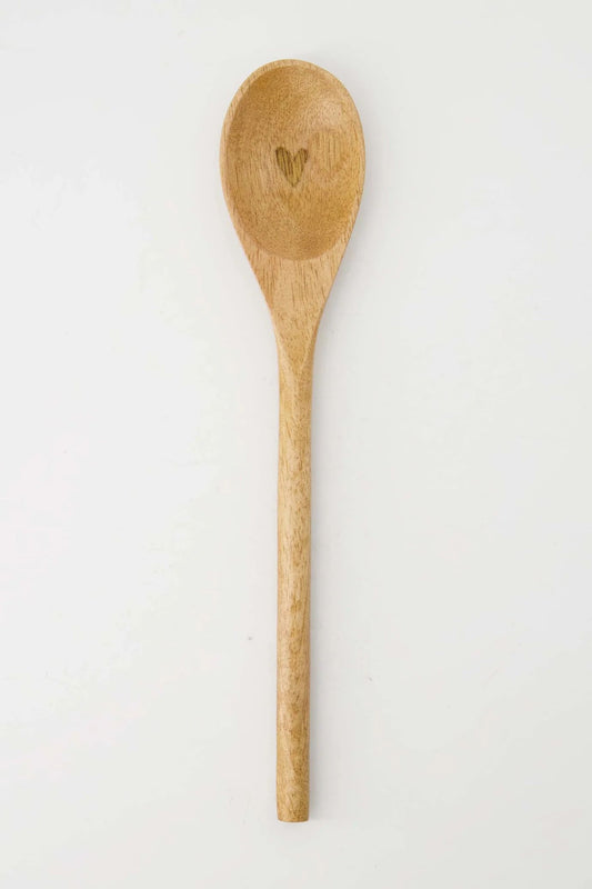Zusss lepel hout hartje naturel