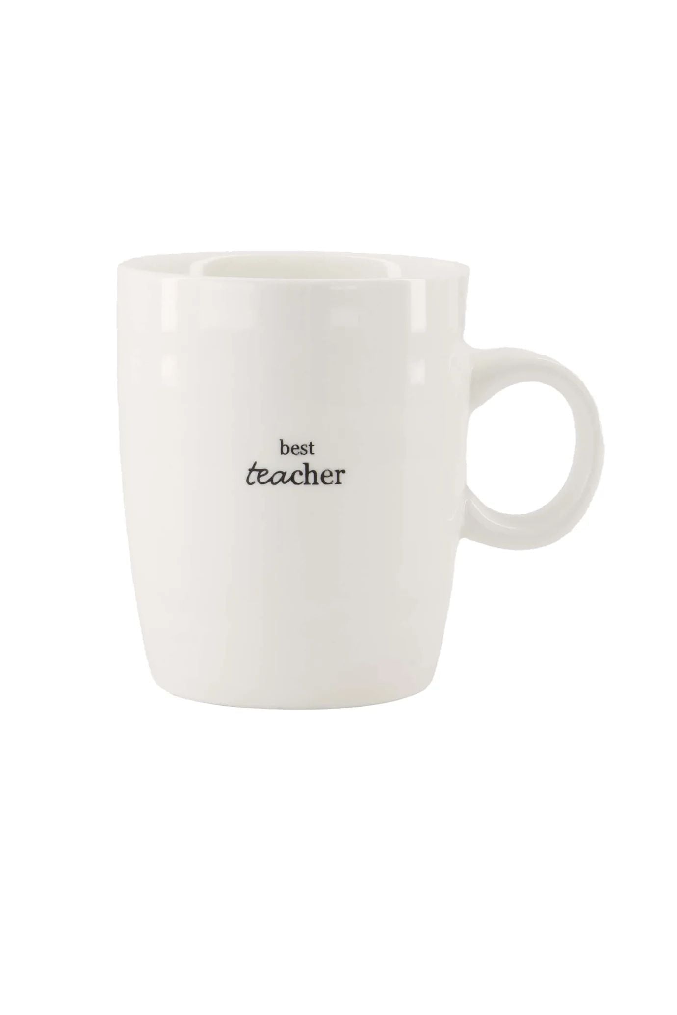 Zusss theemok best teacher white black one size