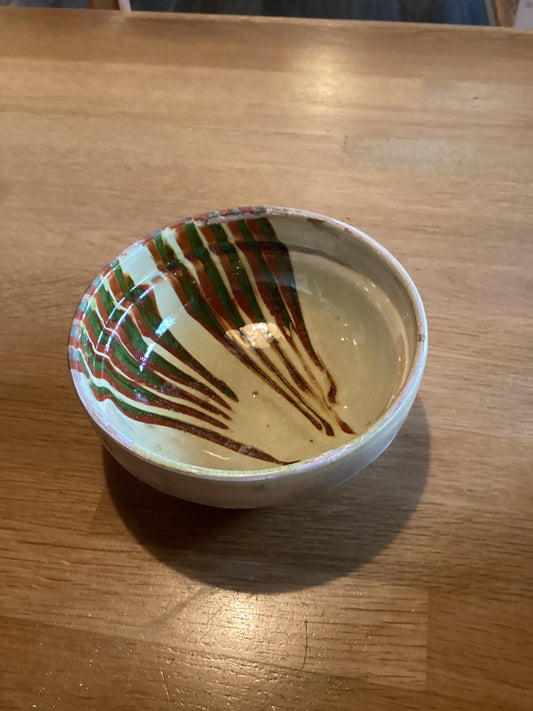 Handgeschilderd bowl off white