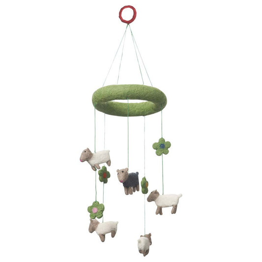 Klippan felted mobile BÄÄ