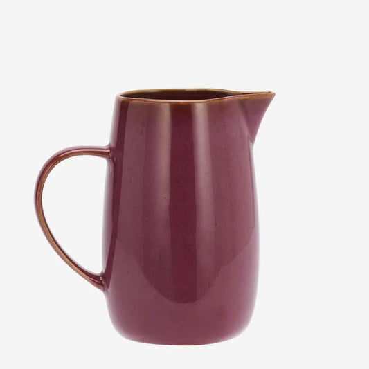 Madam stoltz Stoneware jug plum